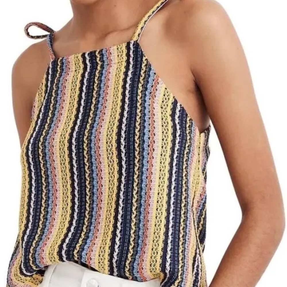 Madewell tie-strap crochet pattern tank